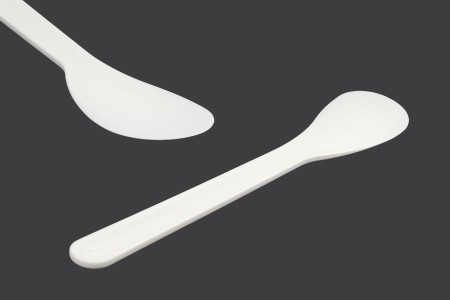 Plastična spatula za kreme (PE) 133mm u beloj boji - 24 kom-1
