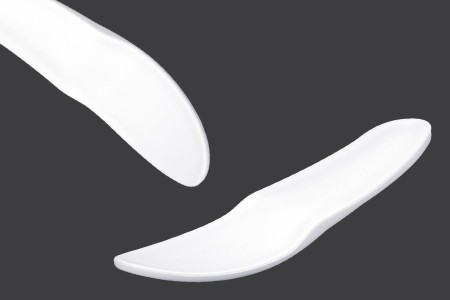 Plastična spatula za kreme (PE) 92mm u beloj boji - 24 kom-1