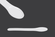 Plastična spatula za kreme (PE) 96mm u beloj boji - 50 kom