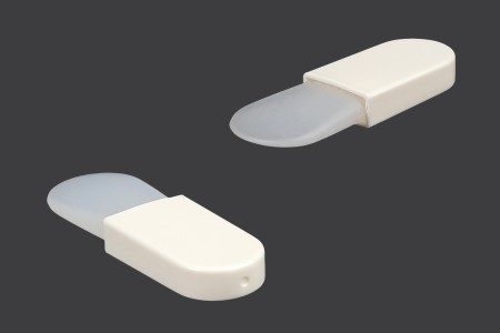 Silikonska spatula 57 mm sa plastičnom (PE) drškom, za kreme - 12 kom-1