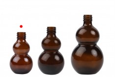 Staklena zaobljena braon bočica 30mL, za etarsko ulje (PP18)