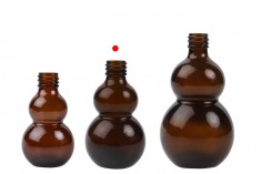 Staklena zaobljena braon bočica 50mL, za etarsko ulje (PP18)