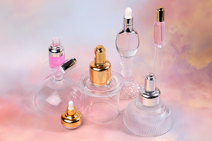 Staklena bočica 30mL sa pipetom i regulatorom protoka u srebrnoj ili bronzanoj boji