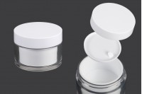 Luxury 30 ml acrylic jar for cream with acrylic cap and plastic gasket