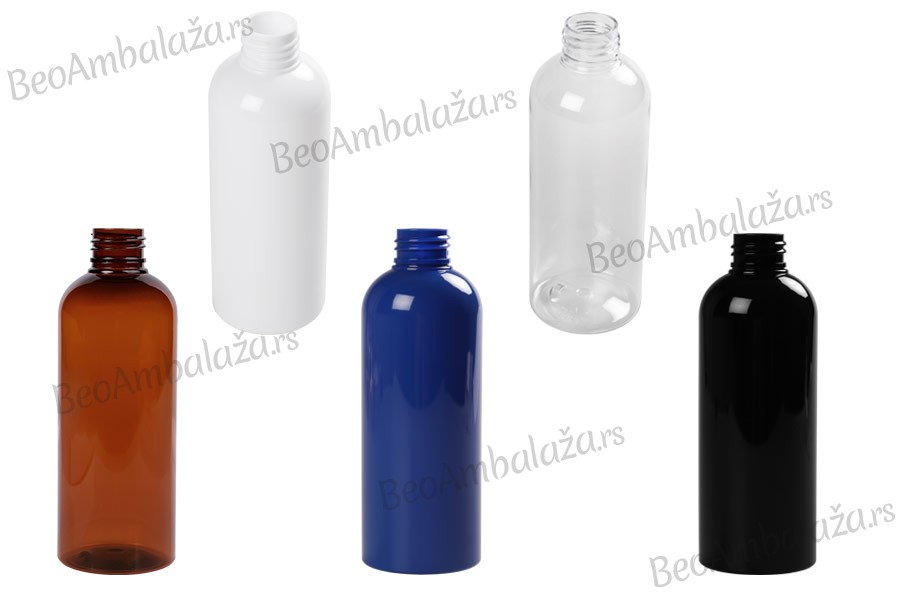 Plastična PET bočica 200mL u različitim bojama PP 24 - 12 kom