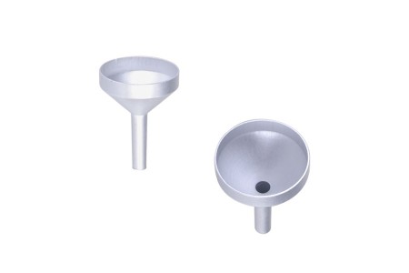 Aluminijumski levak u MAT srebrnoj boji sa prečnikom 25 mm, donji deo 4mm-slika_proizvoda