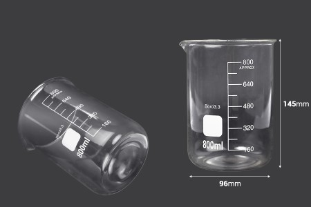 Staklena čaša 800ml-dimenzije_slike