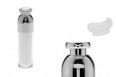 Luksuzna airless akrilna bočica 100mL za kreme sa pumpicom i zaštitnim zatvaračem