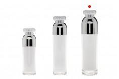 Luksuzna airless akrilna bočica 100mL za kreme sa pumpicom i zaštitnim zatvaračem