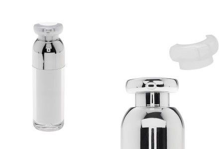 Luksuzna airless akrilna bočica 30mL za kreme sa pumpicom i zaštitnim zatvaračem-slika_proizvoda