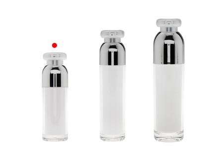 Luksuzna airless akrilna bočica 30mL za kreme sa pumpicom i zaštitnim zatvaračem-grupa_slika