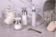 Luksuzna airless akrilna bočica 50mL za kreme sa pumpicom i zaštitnim zatvaračem