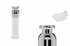 Luksuzna airless akrilna bočica 50mL za kreme sa pumpicom i zaštitnim zatvaračem