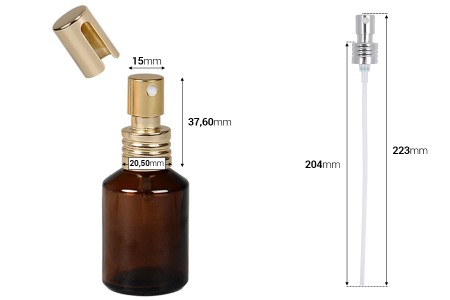 Aluminijumski sprej PP20 za uljane teksture sa zatvaračem-dimenzije_slike