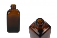Staklena karamel bočica za etarska ulja 50mL, sa grlom PP18
