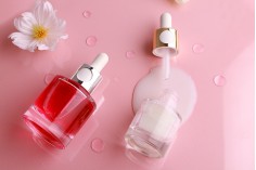 Staklena bočica 30mL sa zlatnom ili srebrnom pipetom na klik i drenažnim elementom