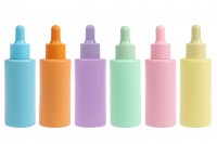 Staklena bočica od 50mL sa pipetom u MAT pastelnim bojama