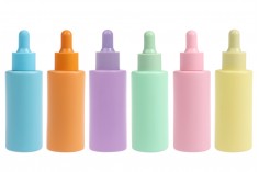 Staklena bočica od 50mL sa pipetom u MAT pastelnim bojama