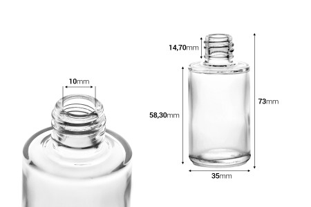 Okrugla bočica za parfem 30mL (18/415) - (minimalna porudžbina 1 kutija)-2