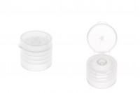 Plastični providni flip top zatvarač PP18