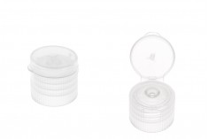 Plastični providni flip top zatvarač PP18