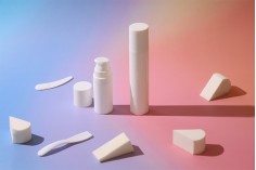 Airless plastična bela bočica 10mL za kreme - 12 kom