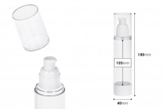 Airless akrilna bočica 100mL za kreme