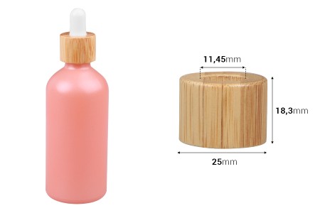 Plastični prsten sa dezenom drveta za pipete od 5 do 100 mL-dimenzije_slike