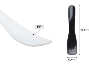 Plastična spatula za kreme (PP) 62,6 mm u beloj ili crnoj boji - 50 kom Plastična spatula za kreme (PP) 62,6 mm u beloj ili crnoj boji - 50 kom