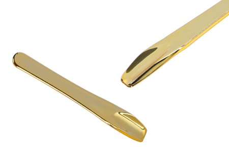 Plastična spatula za kreme (ABS) 70,5 mm u zlatnoj boji - 24 kom-1