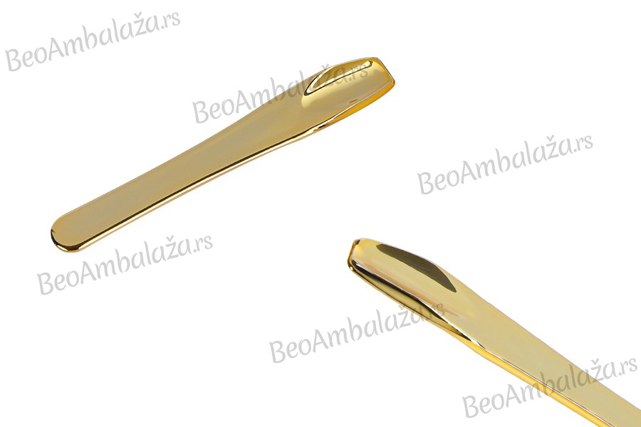Plastična spatula za kreme (ABS) 70,5 mm u zlatnoj boji - 24 kom