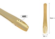 Plastična spatula za kreme (ABS) 70,5 mm u zlatnoj boji - 24 kom Plastična spatula za kreme (ABS) 70,5 mm u zlatnoj boji - 24 kom