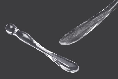 Providna plastična spatula za kreme (PS) 78 mm sa kuglicom na kraju - 50 kom-1