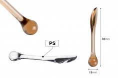 Plastična spatula za kreme (PS) 78 mm sa okruglim krajem - 50 kom