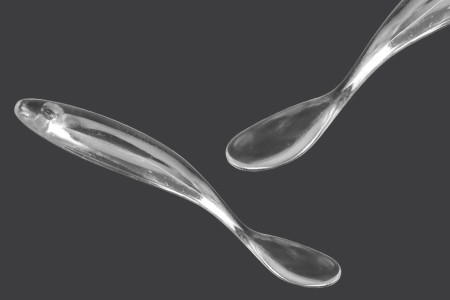 Plastična providna spatula za kreme (PS) 65 mm - 50 kom-1
