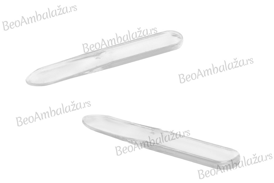 Plastična providna spatula za kreme (PS) 67,5 mm - 50 kom