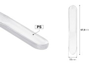 Plastična providna spatula za kreme (PS) 67,5 mm - 50 kom Plastična providna spatula za kreme (PS) 67,5 mm - 50 kom