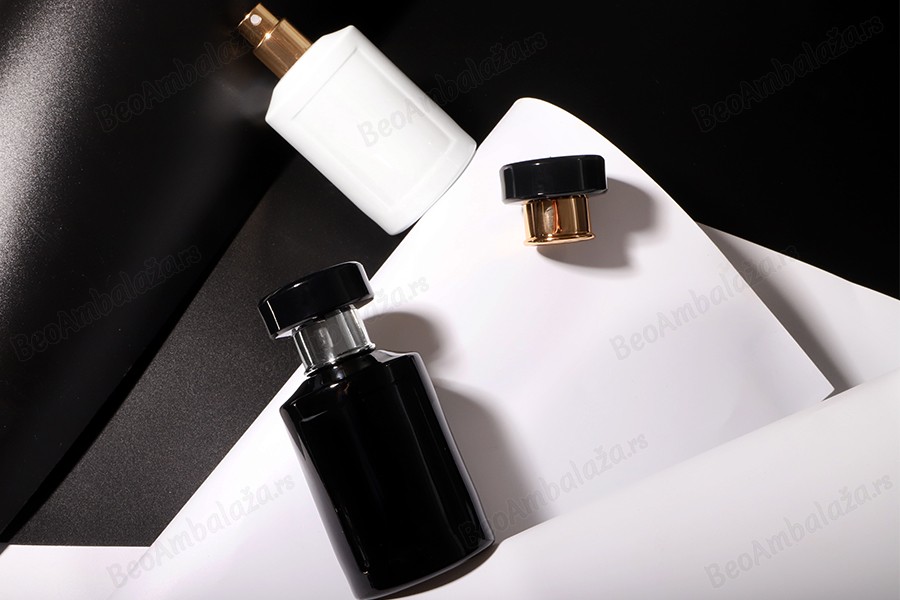 Cilindrična staklena parfemska flašica 50 mL sa Crimp sigurnosnim zatvaranjem 15 mm-grupa_slika