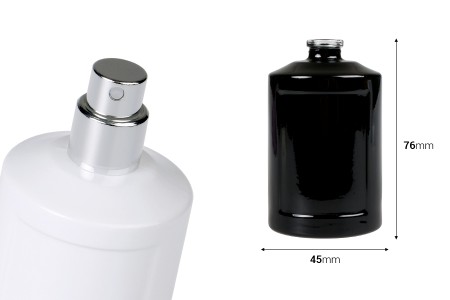 Cilindrična staklena parfemska flašica 50 mL sa Crimp sigurnosnim zatvaranjem 15 mm-2
