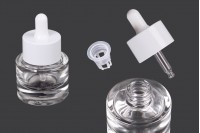 Staklena bočica 20 mL sa pipetom i drenažnim elementom