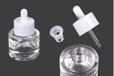 Staklena bočica 30 mL sa pipetom i drenažnim elementom