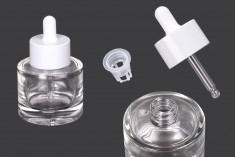 Staklena bočica 50 mL sa pipetom i drenažnim elementom