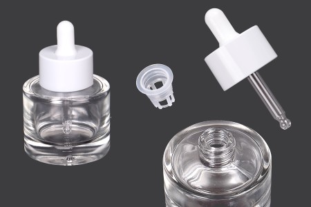 Staklena bočica 50 mL sa pipetom i drenažnim elementom-slika_proizvoda