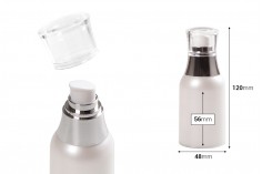 Airless bočica 50mL za kreme sa pumpicom i providnim zatvaračem