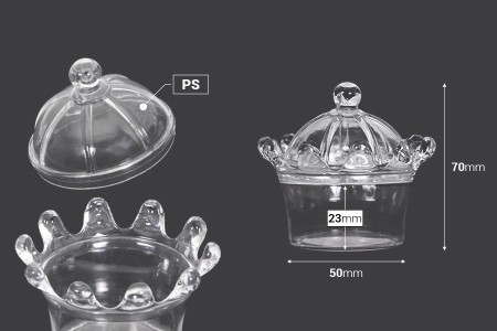 Plastična providna kutija 70x50 mm  – 12 kom-dimenzije_slike