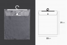 Plastične kese 22x31cm sa vešalicom - 50 kom