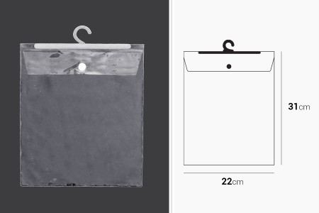 Plastične kese 22x31cm sa vešalicom - 50 kom-dimenzije_slike