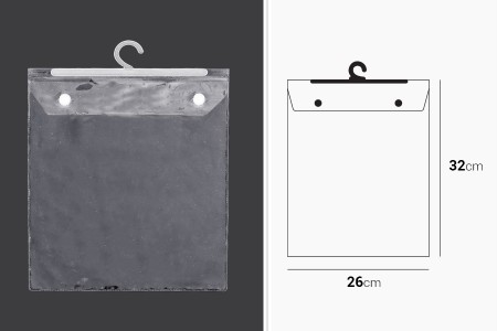 Plastične kese 26x32cm sa vešalicom - 25 kom-dimenzije_slike