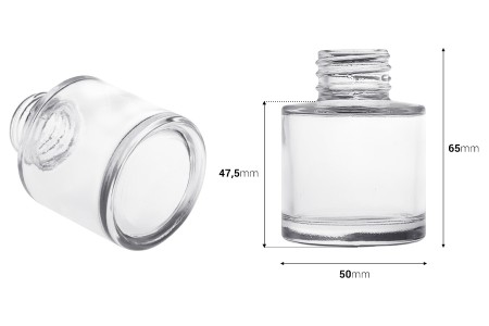 Staklena cilindrična bočica 50mL, pogodna za osveživače prostora-2