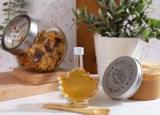 Staklena flaša 50 ml (PP18) u obliku lista – 6 kom